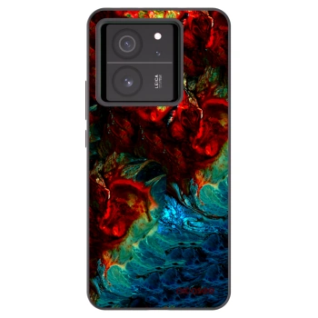 Picasee Xiaomi 13T Hülle - Schwarzes Silikon - Universe