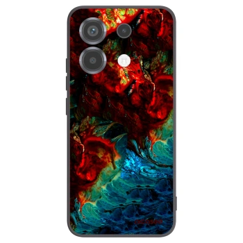 Picasee Xiaomi Poco X6 Hülle - Schwarzes Silikon - Universe