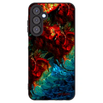 Picasee Samsung Galaxy A25 A256B 5G Hülle - Schwarzes Silikon - Universe