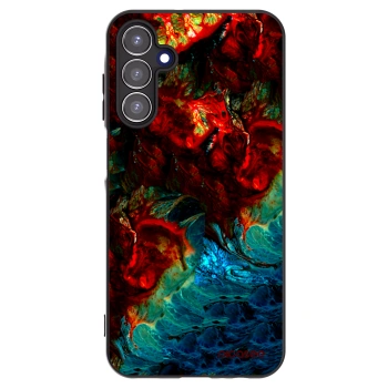 Picasee Samsung Galaxy A15 A155F 4G Hülle - Schwarzes Silikon - Universe