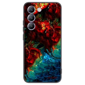 Picasee Vivo V40 SE 5G Hülle - Schwarzes Silikon - Universe