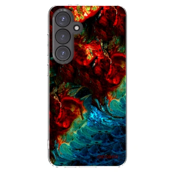 Picasee Samsung Galaxy S24 FE S721B Hülle - Transparentes Silikon - Universe