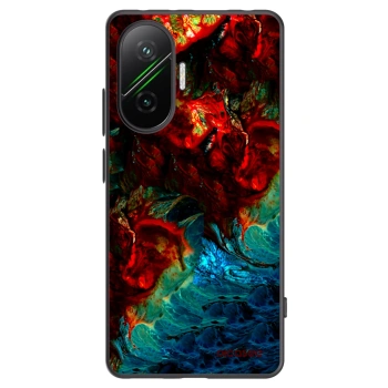 Picasee Xiaomi Poco F7 5G Hülle - Schwarzes Silikon - Universe