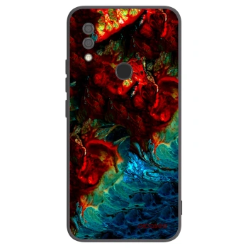 Picasee Xiaomi Redmi 7 Hülle - Schwarzes Silikon - Universe