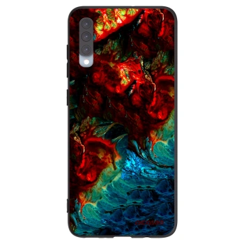 Picasee Samsung Galaxy A70 A705F Hülle - Schwarzes Silikon - Universe