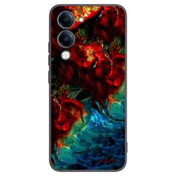 Picasee Vivo Y29s 5G Hülle - Schwarzes Silikon - Universe