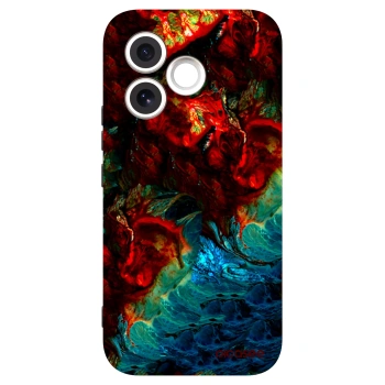 Picasee Honor 600 Lite Hülle - Schwarzes Silikon - Universe