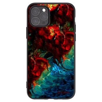 Picasee Apple iPhone 11 Pro Hülle - Schwarzes Silikon - Universe