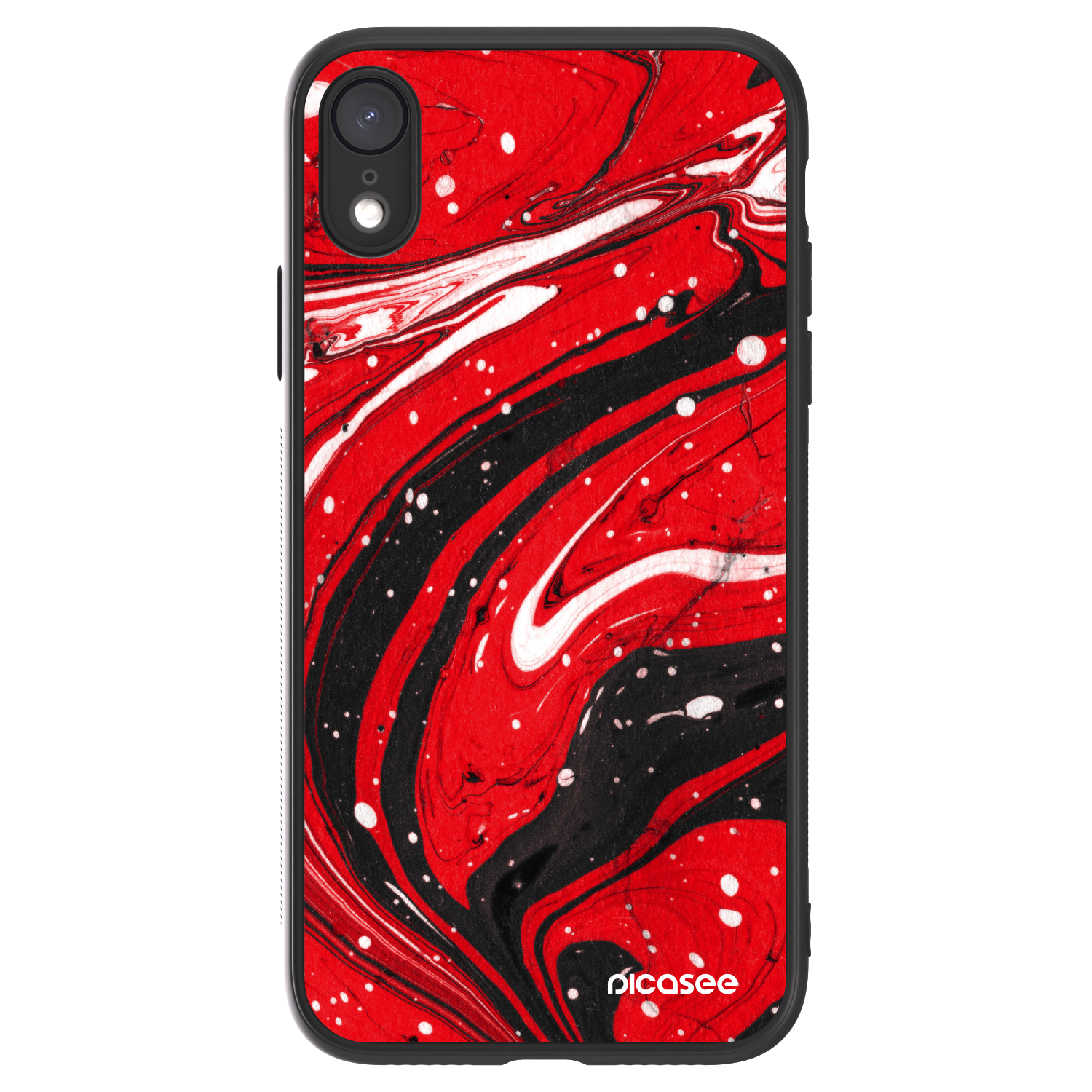 Picasee ULTIMATE CASE für Apple iPhone XR - Red black