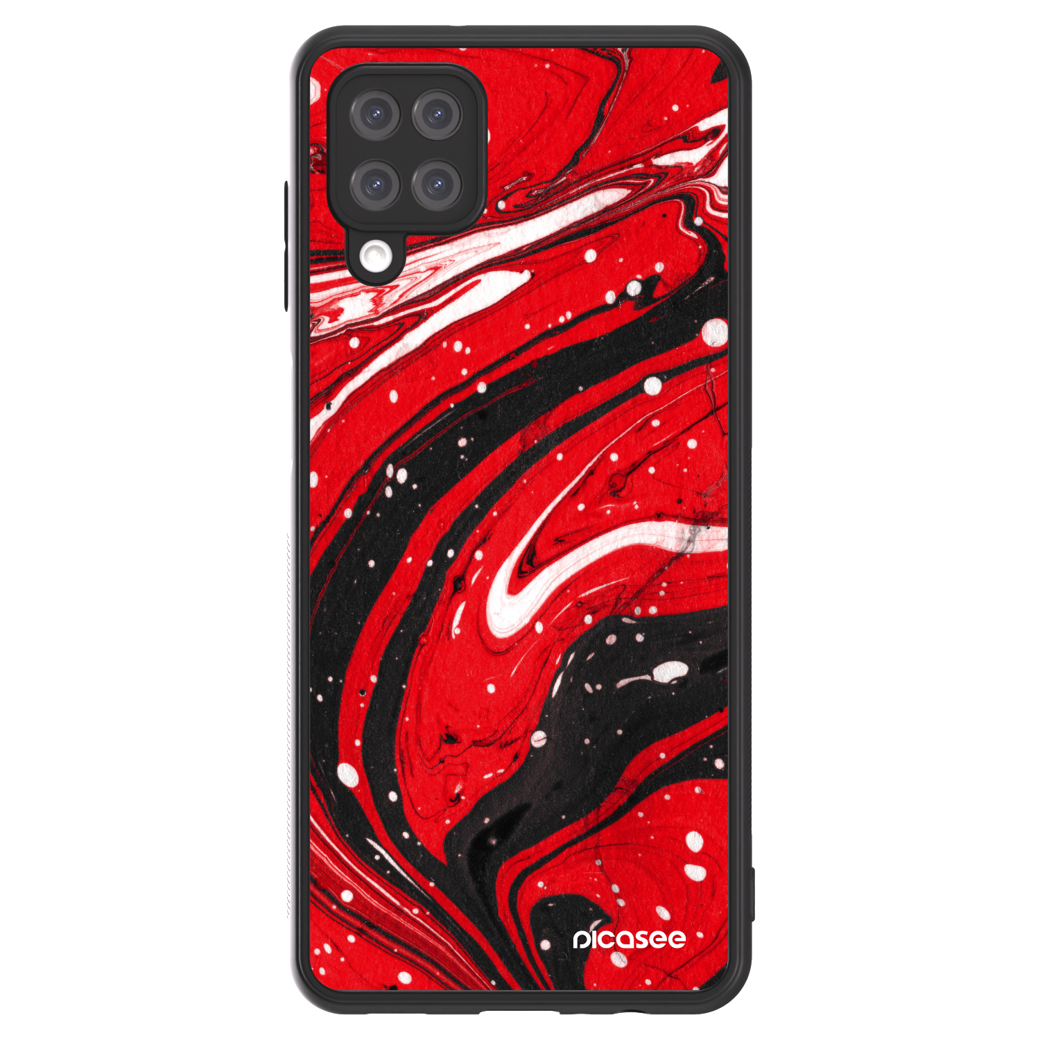 Picasee ULTIMATE CASE für Samsung Galaxy A12 A125F - Red black