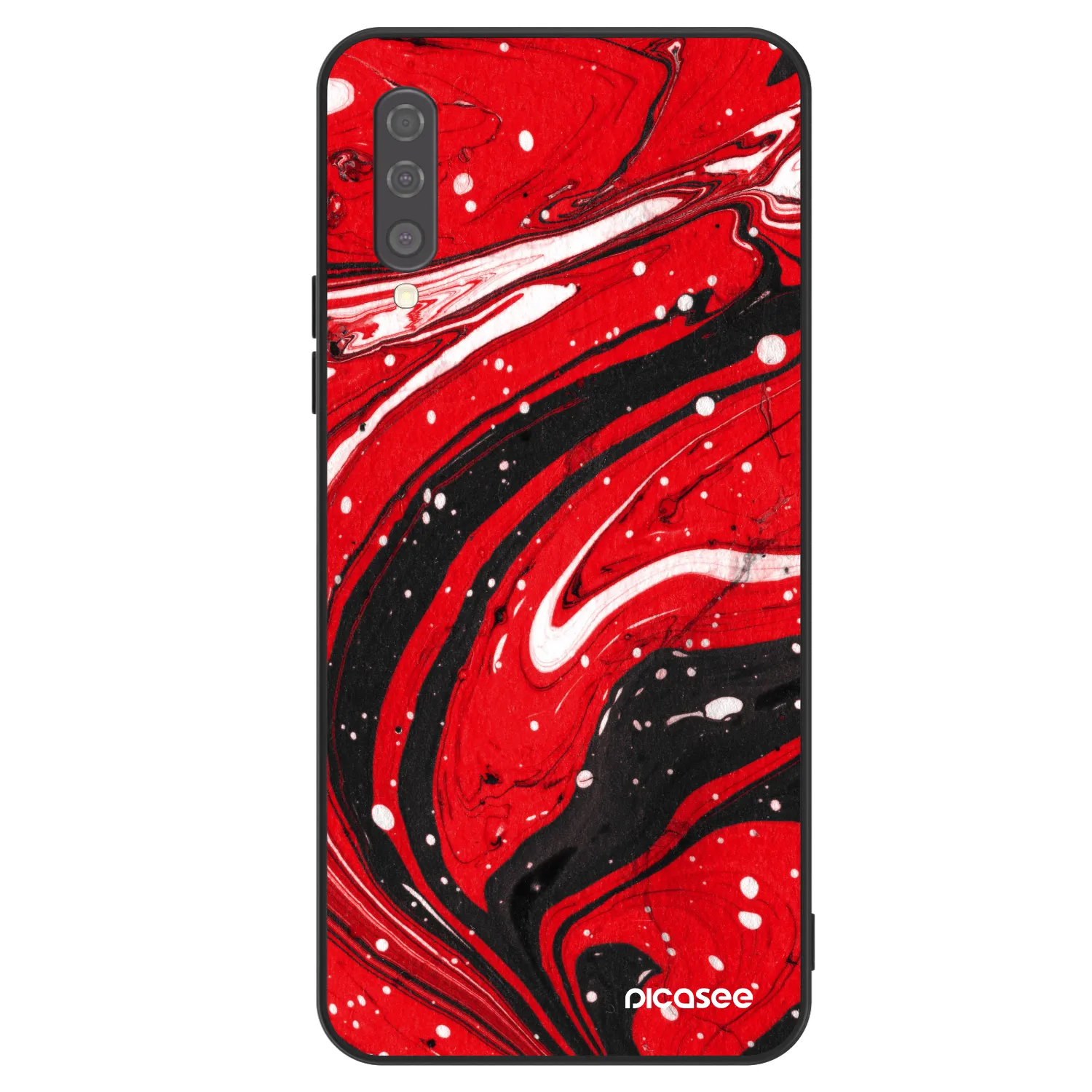 Picasee ULTIMATE CASE für Samsung Galaxy A50 A505F - Red black