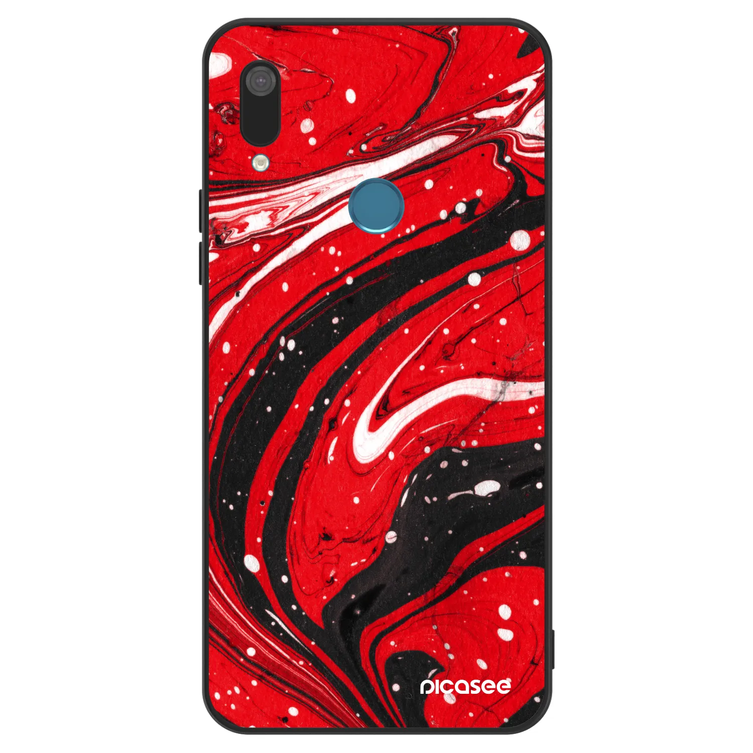 Picasee ULTIMATE CASE für Huawei Y7 2019 - Red black