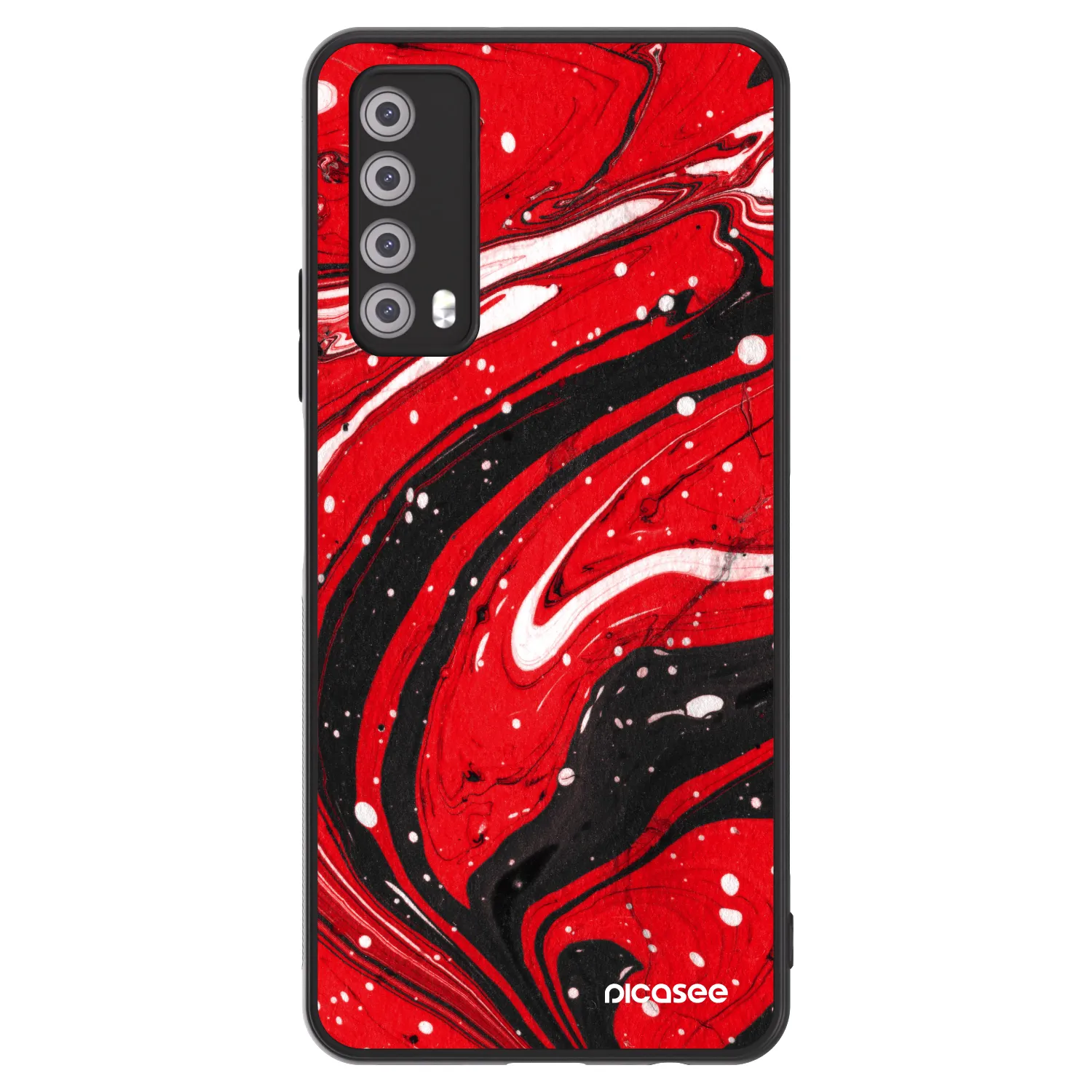 Picasee ULTIMATE CASE für Huawei P Smart 2021 - Red black