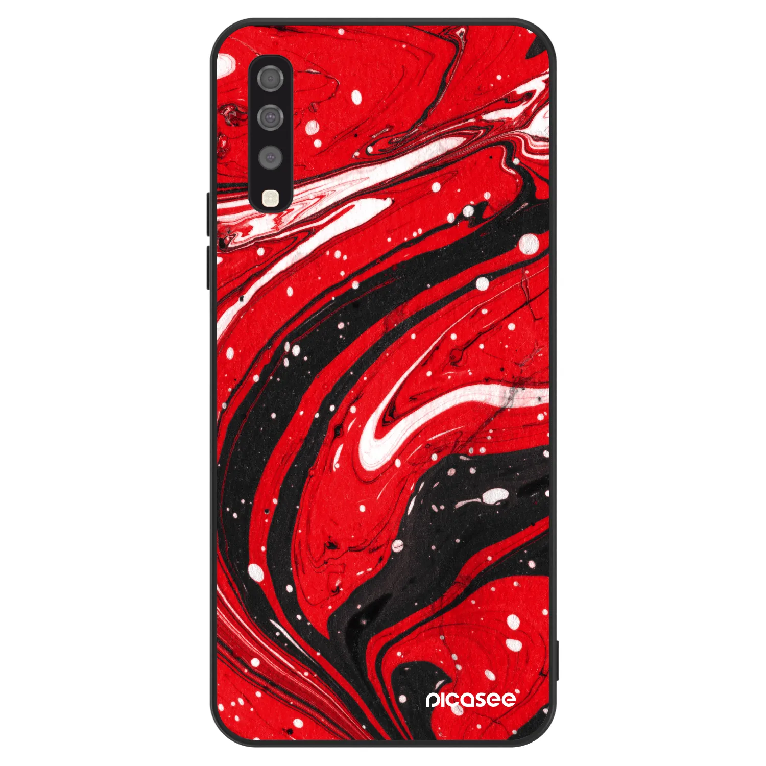 Picasee ULTIMATE CASE für Samsung Galaxy A70 A705F - Red black