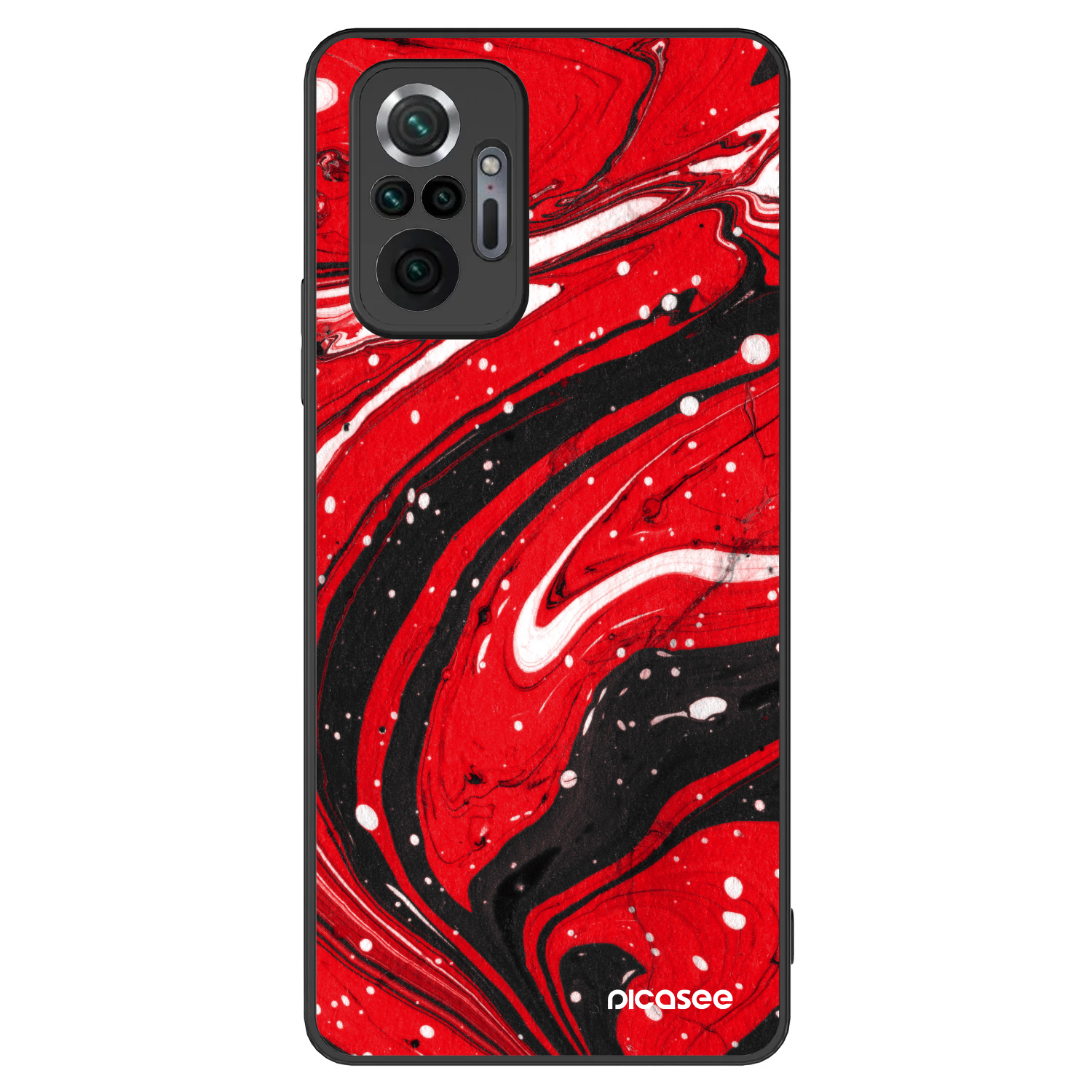 Picasee ULTIMATE CASE für Xiaomi Redmi Note 10 Pro - Red black
