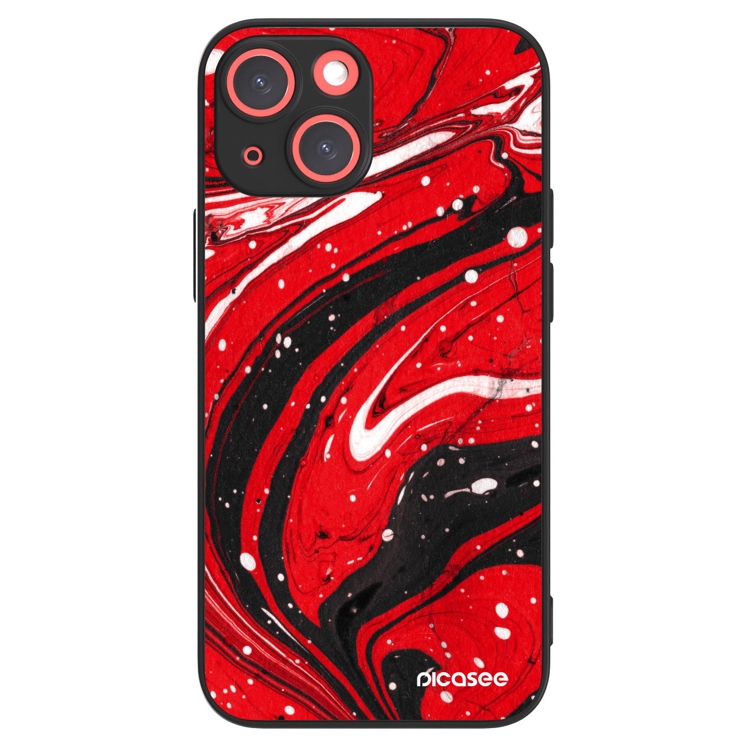 Picasee ULTIMATE CASE für Apple iPhone 13 mini - Red black