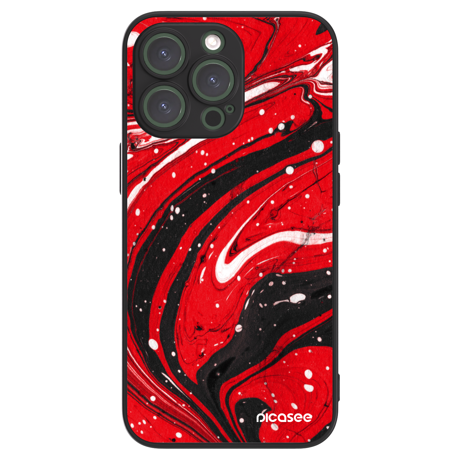 Picasee ULTIMATE CASE für Apple iPhone 13 Pro - Red black