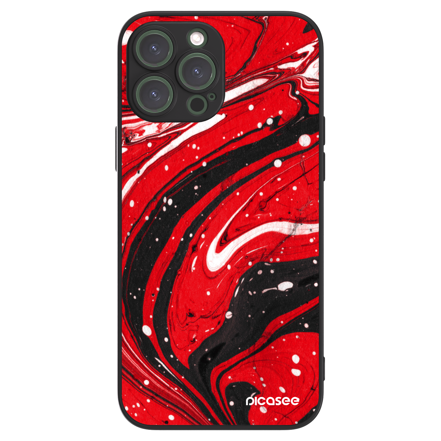 Picasee ULTIMATE CASE für Apple iPhone 13 Pro Max - Red black