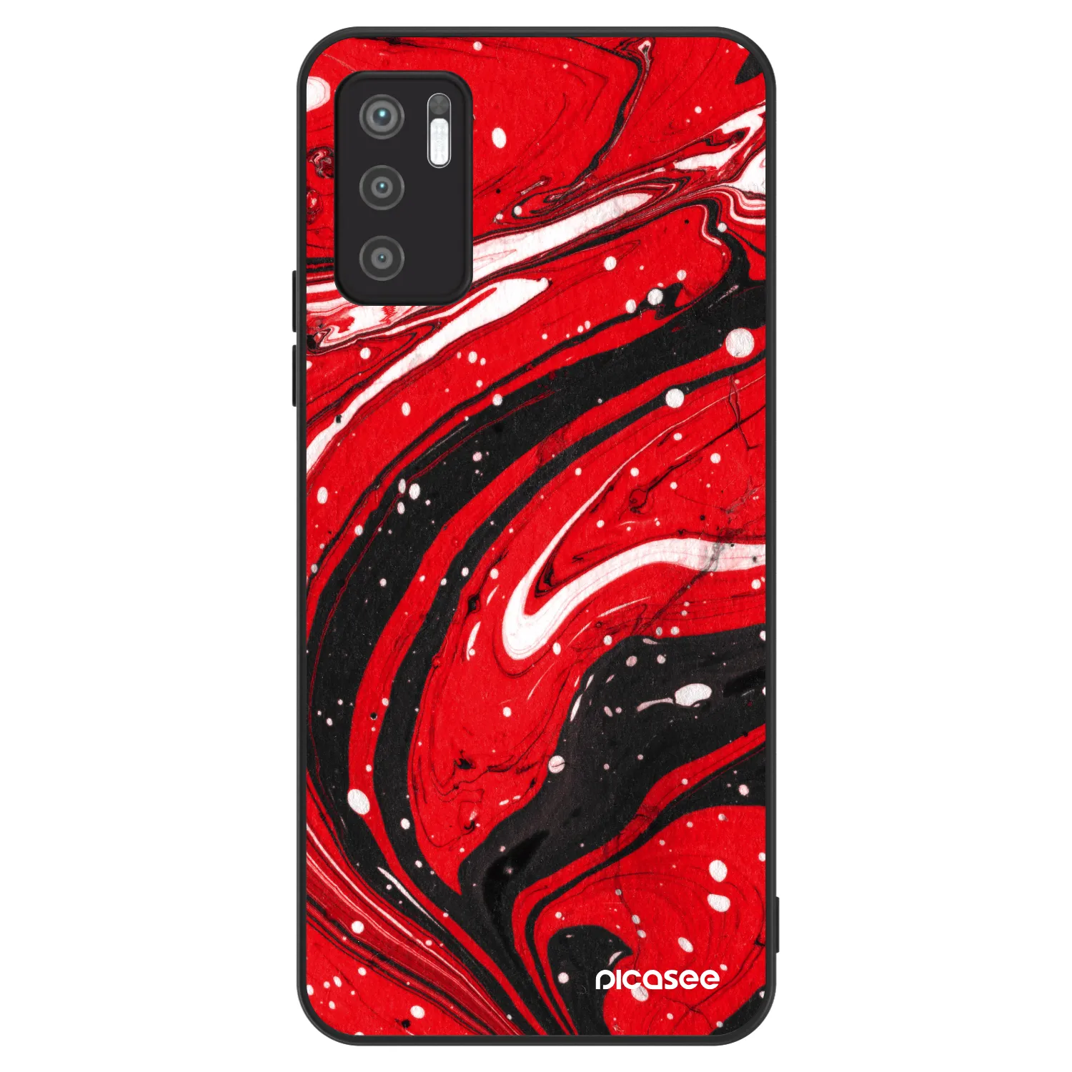 Picasee ULTIMATE CASE für Xiaomi Redmi Note 10 5G - Red black