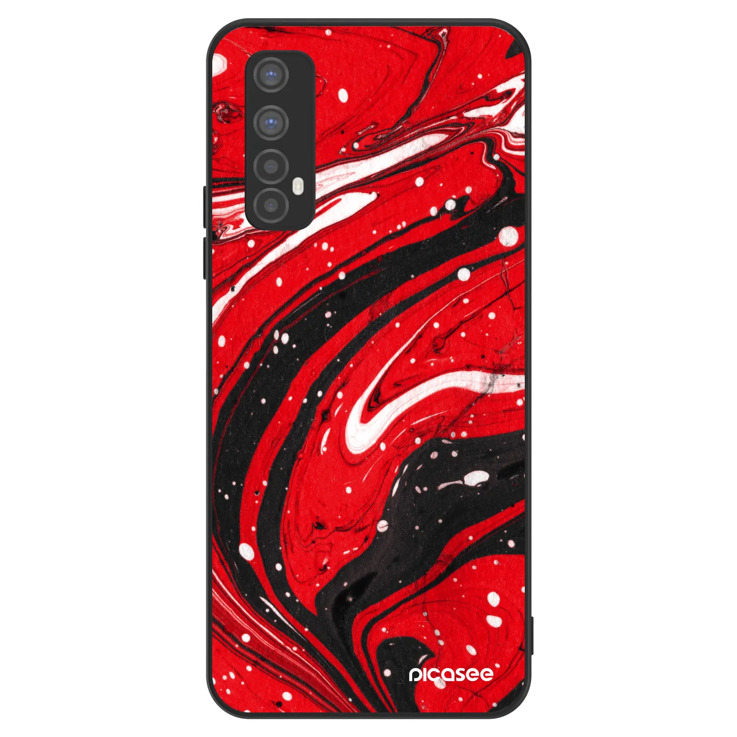 Picasee ULTIMATE CASE für Realme 7 - Red black