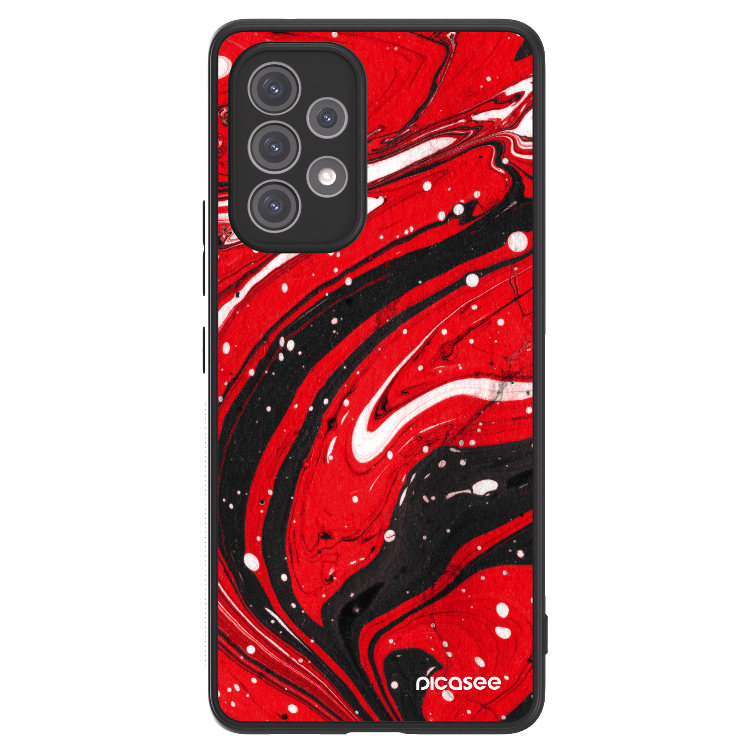 Picasee ULTIMATE CASE für Samsung Galaxy A52s 5G A528B - Red black