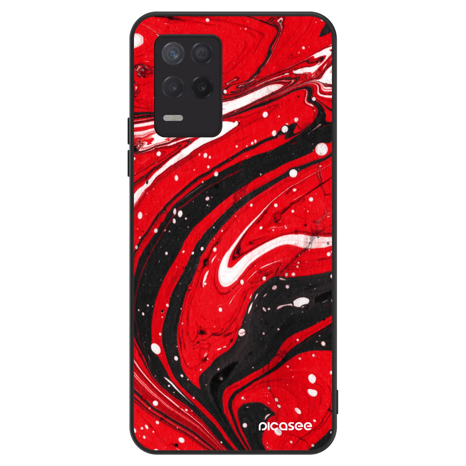 Picasee ULTIMATE CASE für Realme 8 5G - Red black
