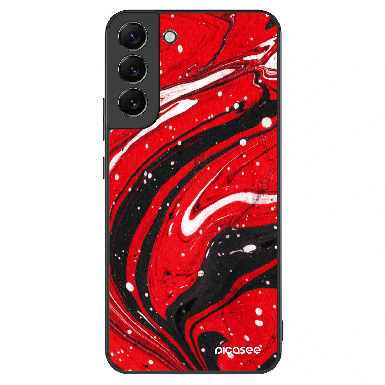 Picasee ULTIMATE CASE für Samsung Galaxy S22+ 5G - Red black