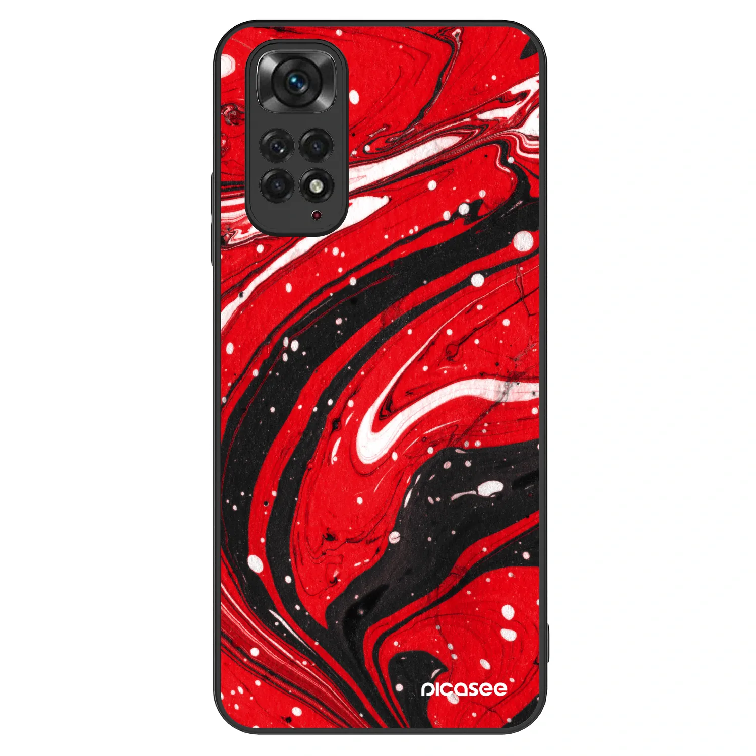 Picasee ULTIMATE CASE für Xiaomi Redmi Note 11S 4G - Red black