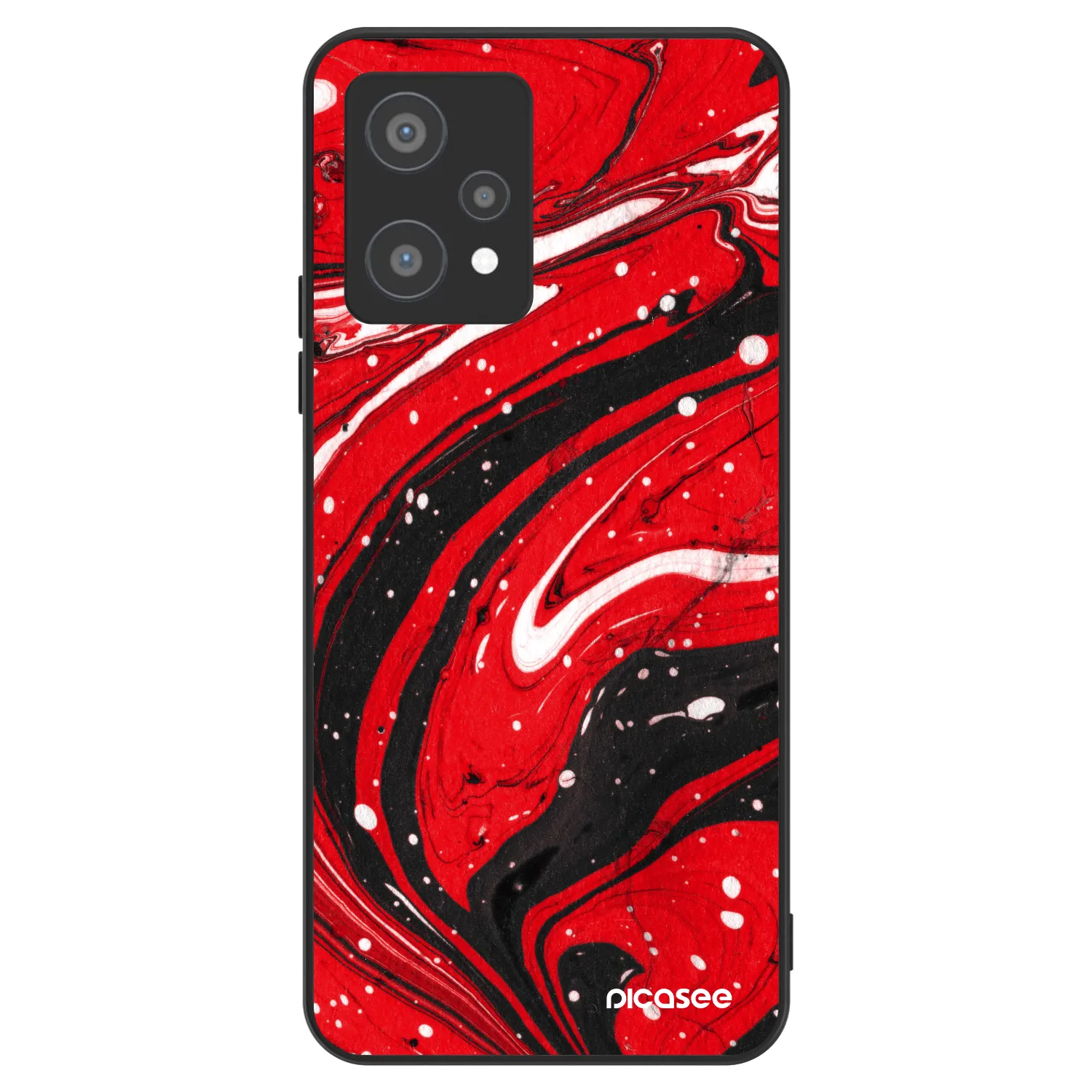 Picasee ULTIMATE CASE für Realme 9 Pro 5G - Red black