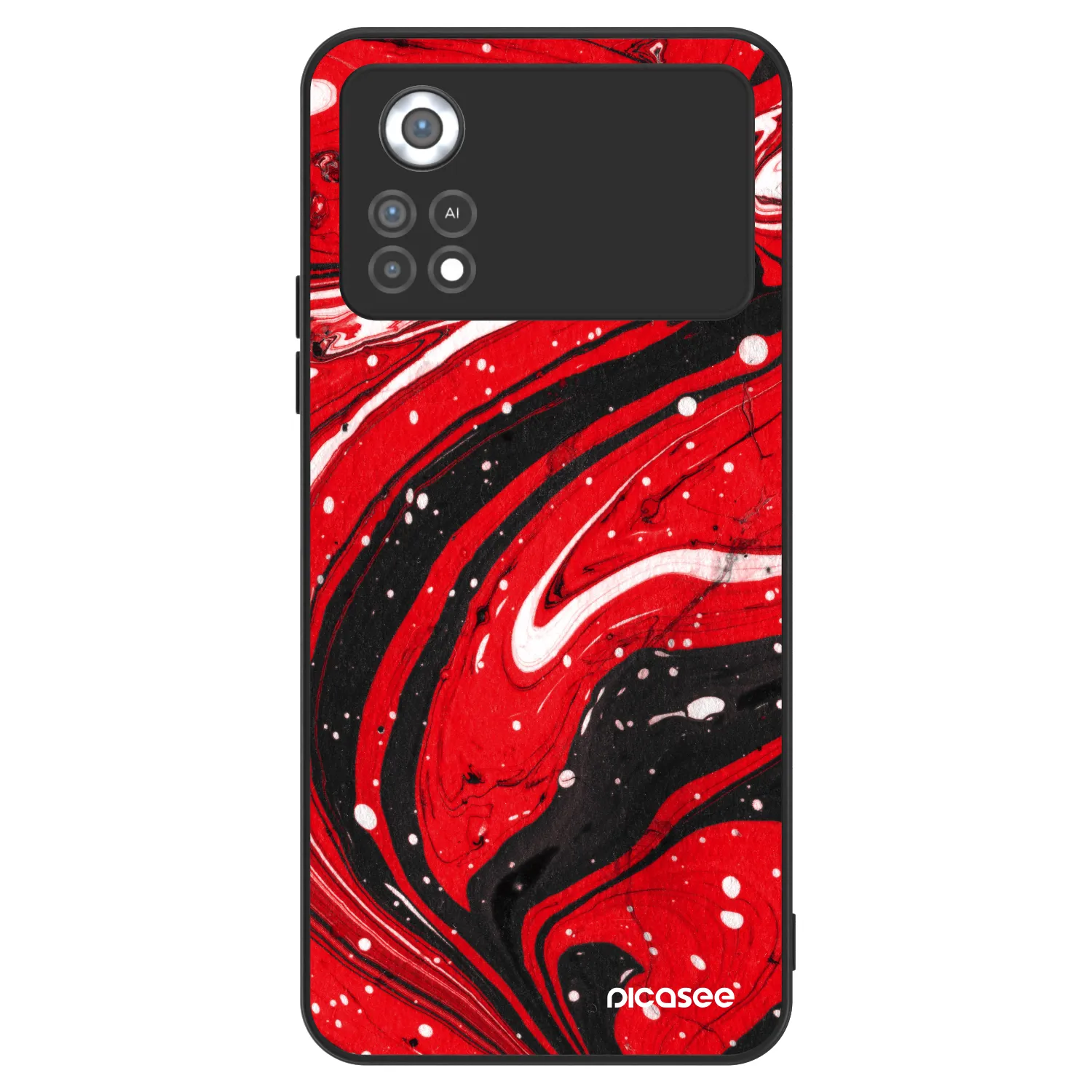 Picasee ULTIMATE CASE für Xiaomi Poco X4 Pro 5G - Red black