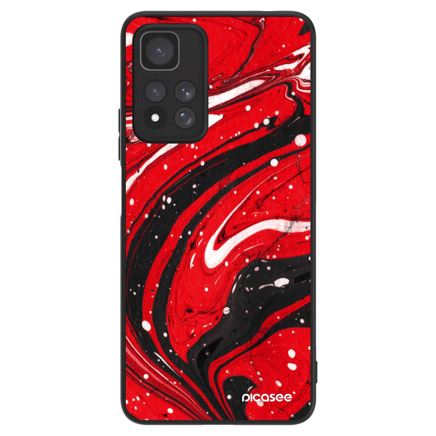 Picasee ULTIMATE CASE für Xiaomi Redmi Note 11 Pro+ 5G - Red black