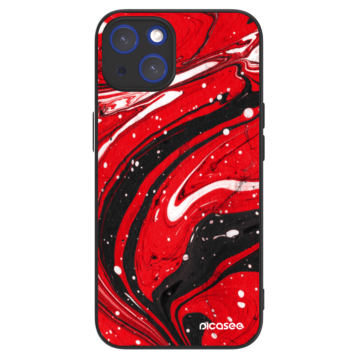 Picasee ULTIMATE CASE MagSafe für Apple iPhone 14 - Red black