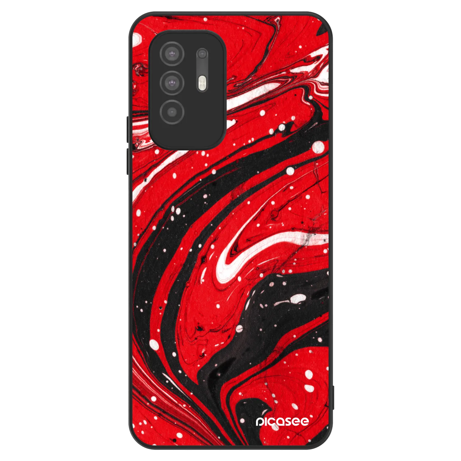 Picasee ULTIMATE CASE für OPPO A94 5G - Red black