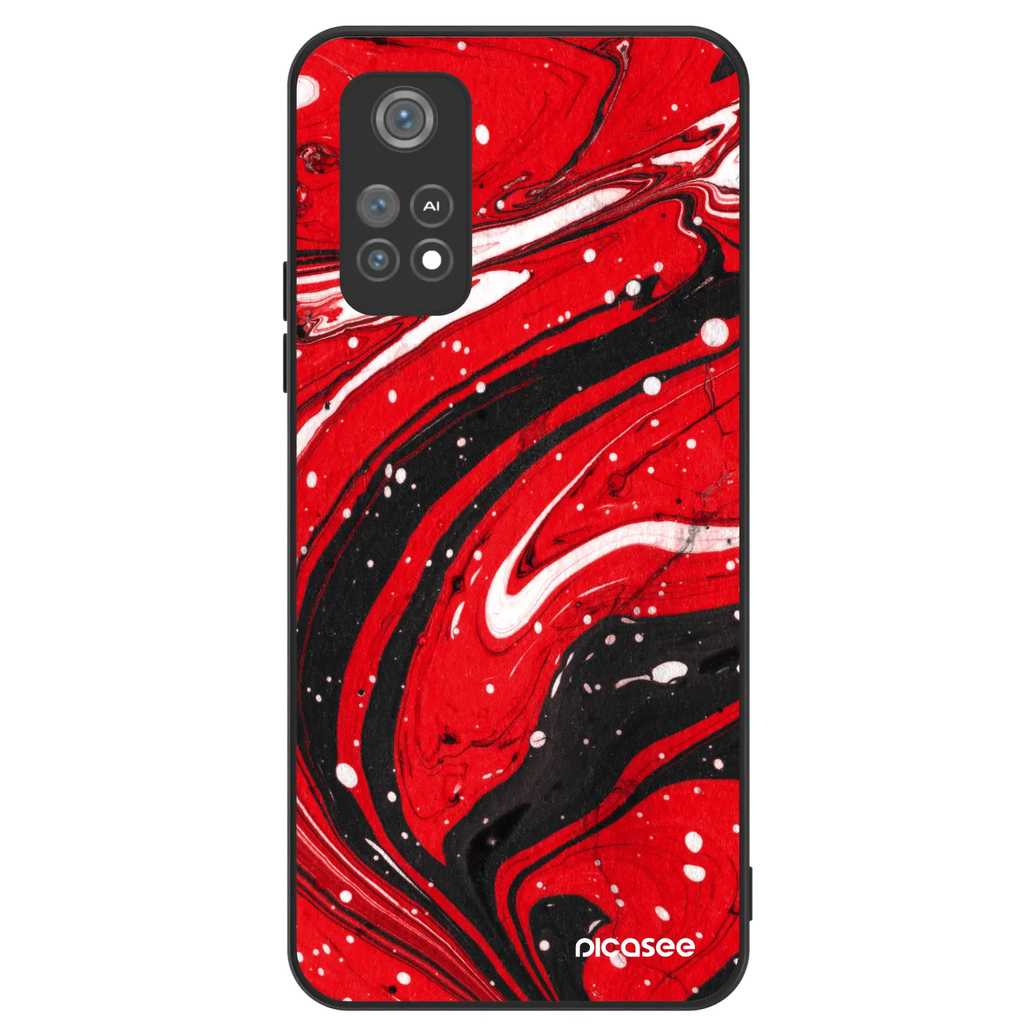 Picasee ULTIMATE CASE für Xiaomi Poco M4 Pro - Red black