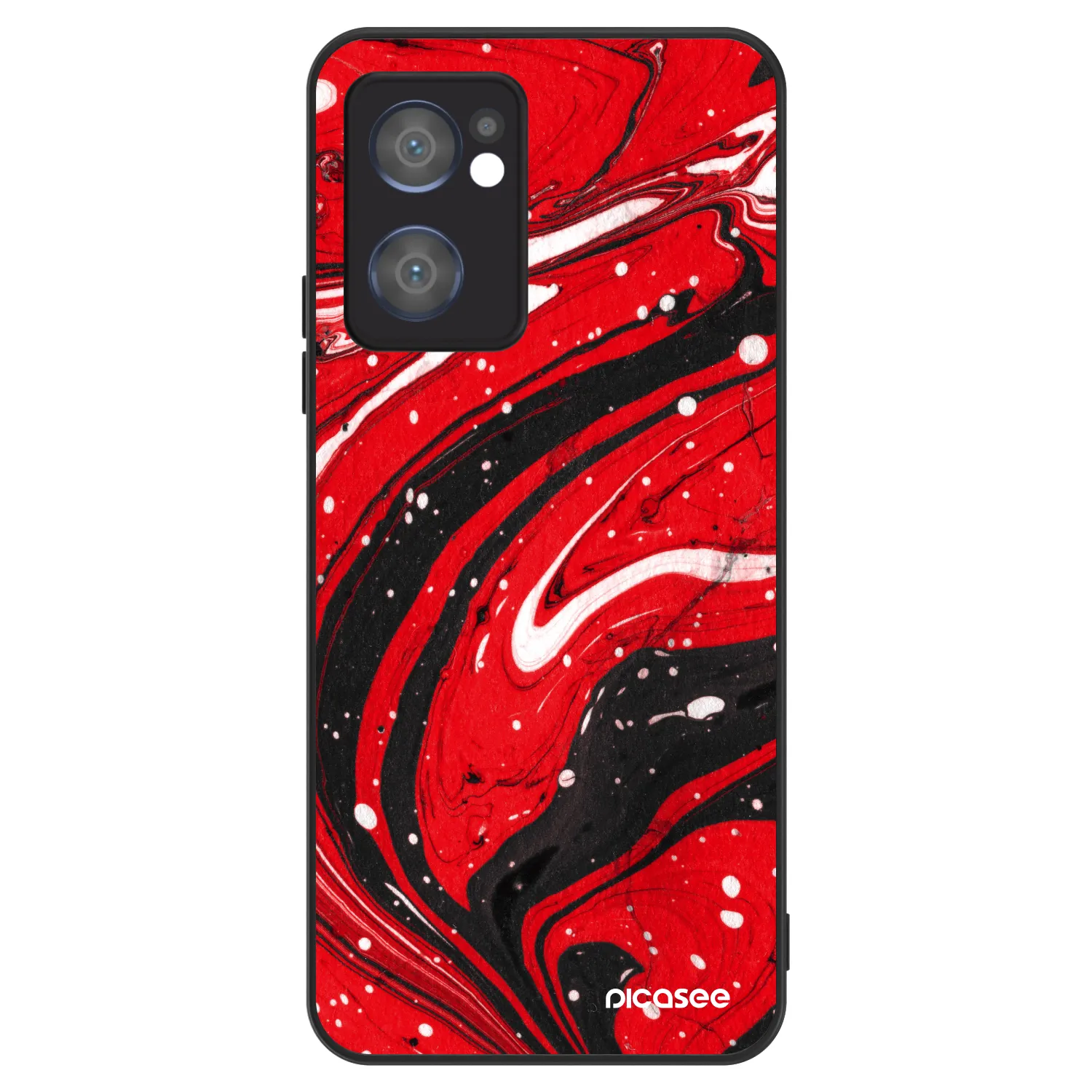 Picasee ULTIMATE CASE für OPPO Reno 7 5G - Red black