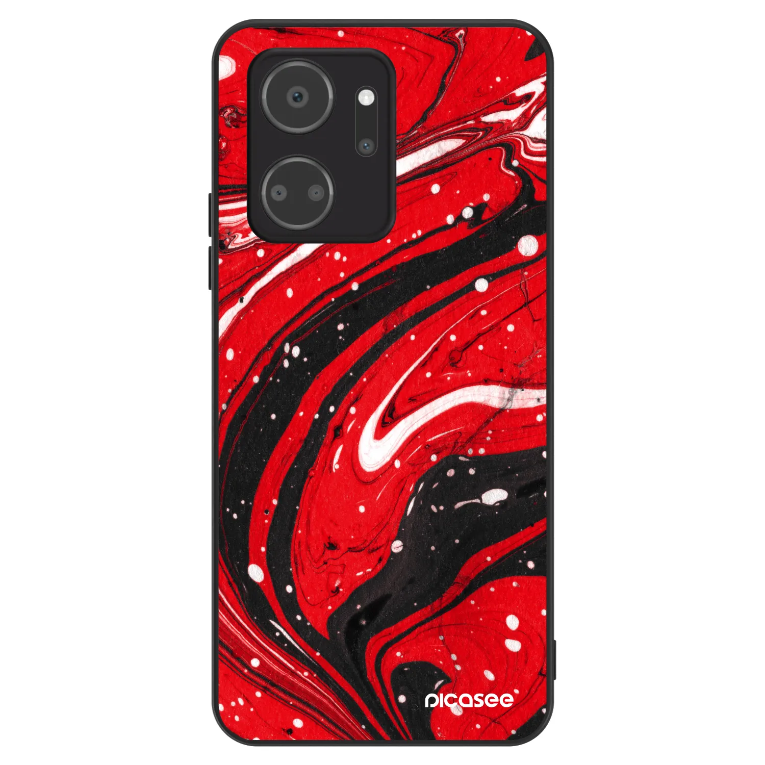 Picasee ULTIMATE CASE für Honor X7a - Red black