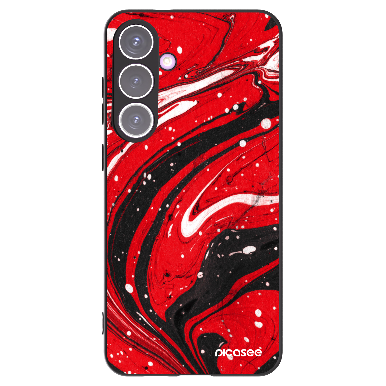 Picasee Samsung Galaxy S24+ S926B 5G Hülle - Schwarzes Silikon - Red black