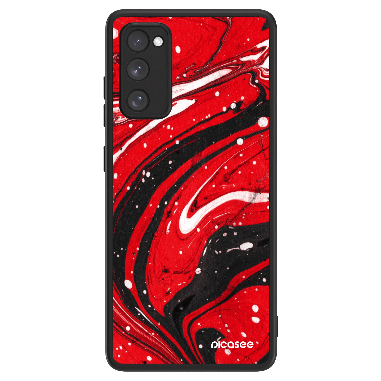 Picasee ULTIMATE CASE PowerShare für Samsung Galaxy S20 FE - Red black