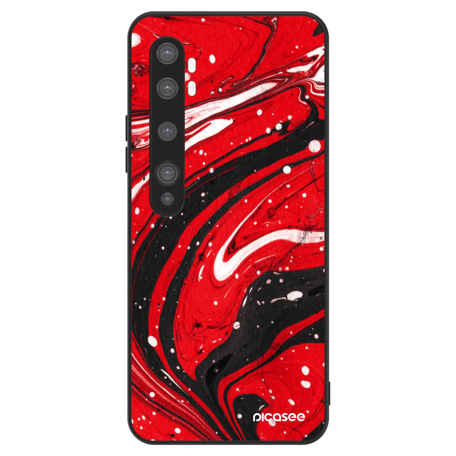 Picasee ULTIMATE CASE für Xiaomi Mi Note 10 (Pro) - Red black