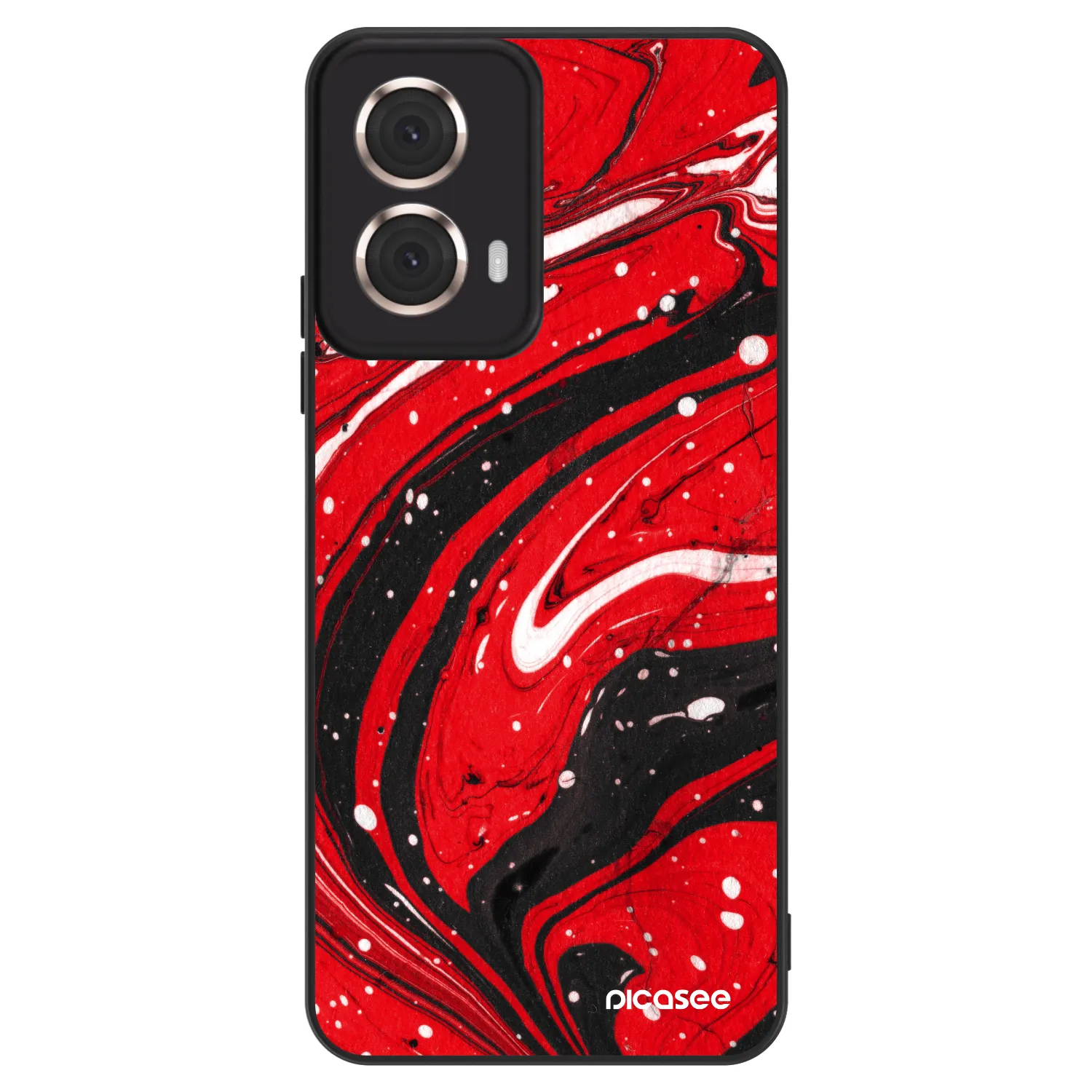 Picasee ULTIMATE CASE für Motorola Moto G85 - Red black
