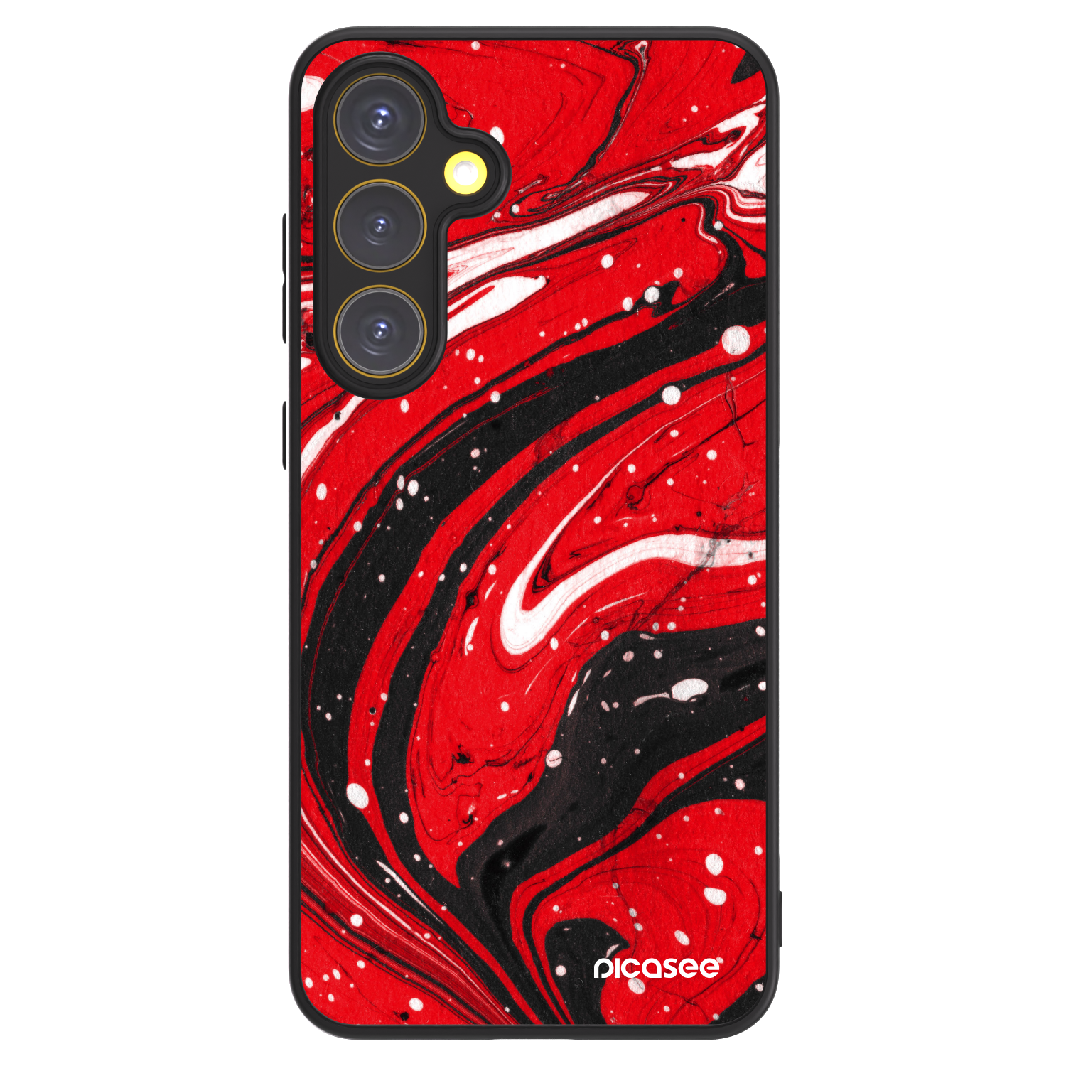 Picasee ULTIMATE CASE PowerShare für Samsung Galaxy S24 FE S721B - Red black