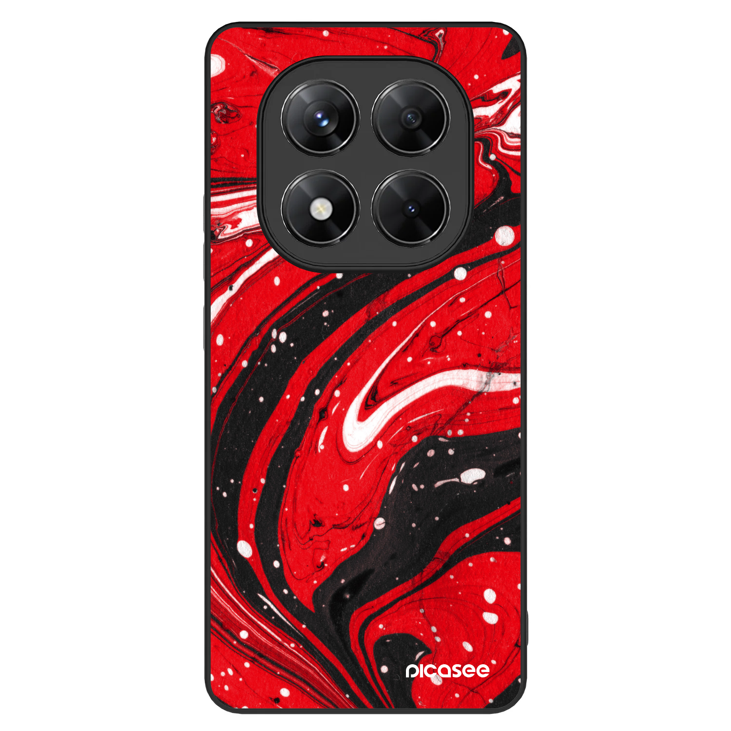 Picasee ULTIMATE CASE für Xiaomi Redmi Note 14 Pro 5G - Red black