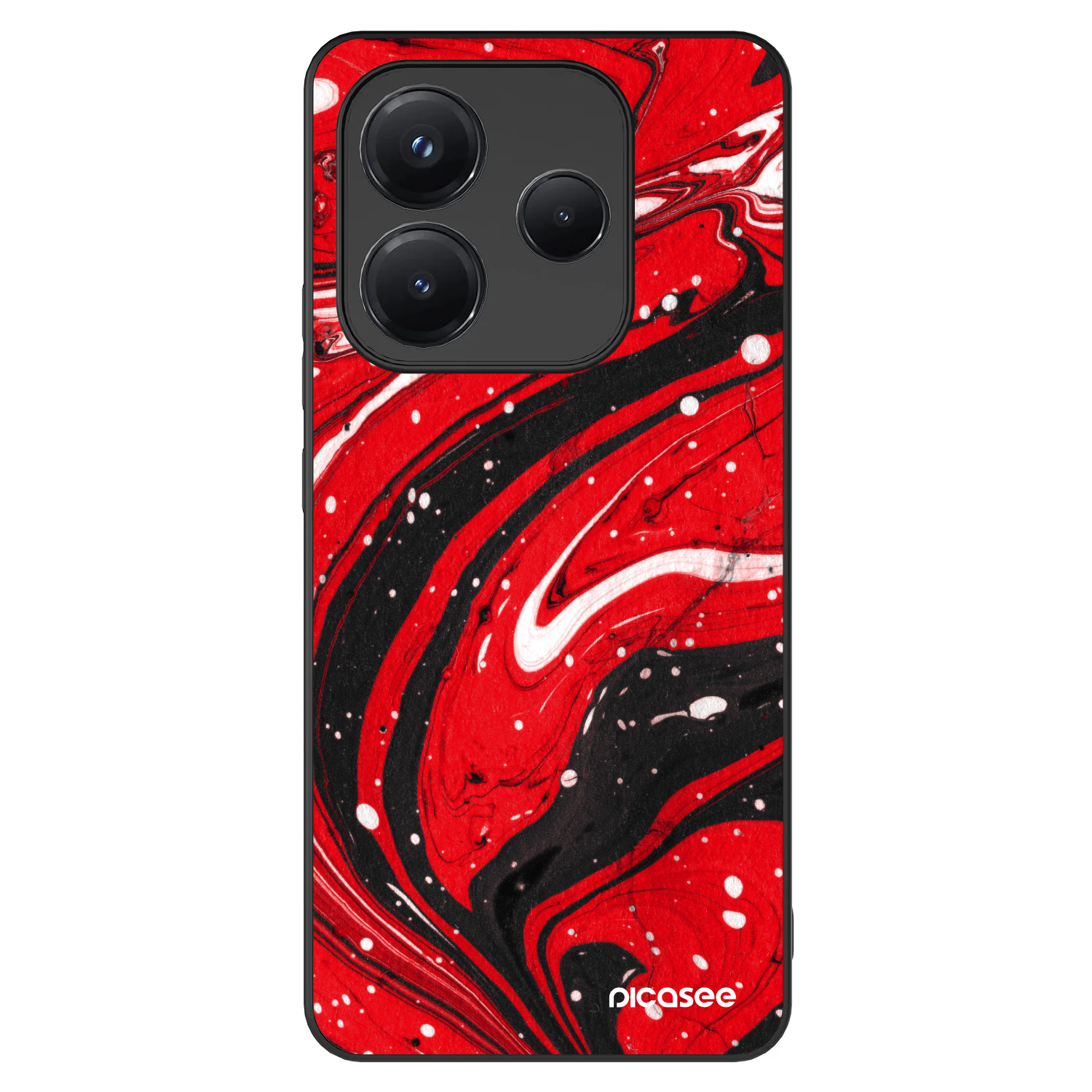Picasee ULTIMATE CASE für Xiaomi Redmi Note 14 5G - Red black