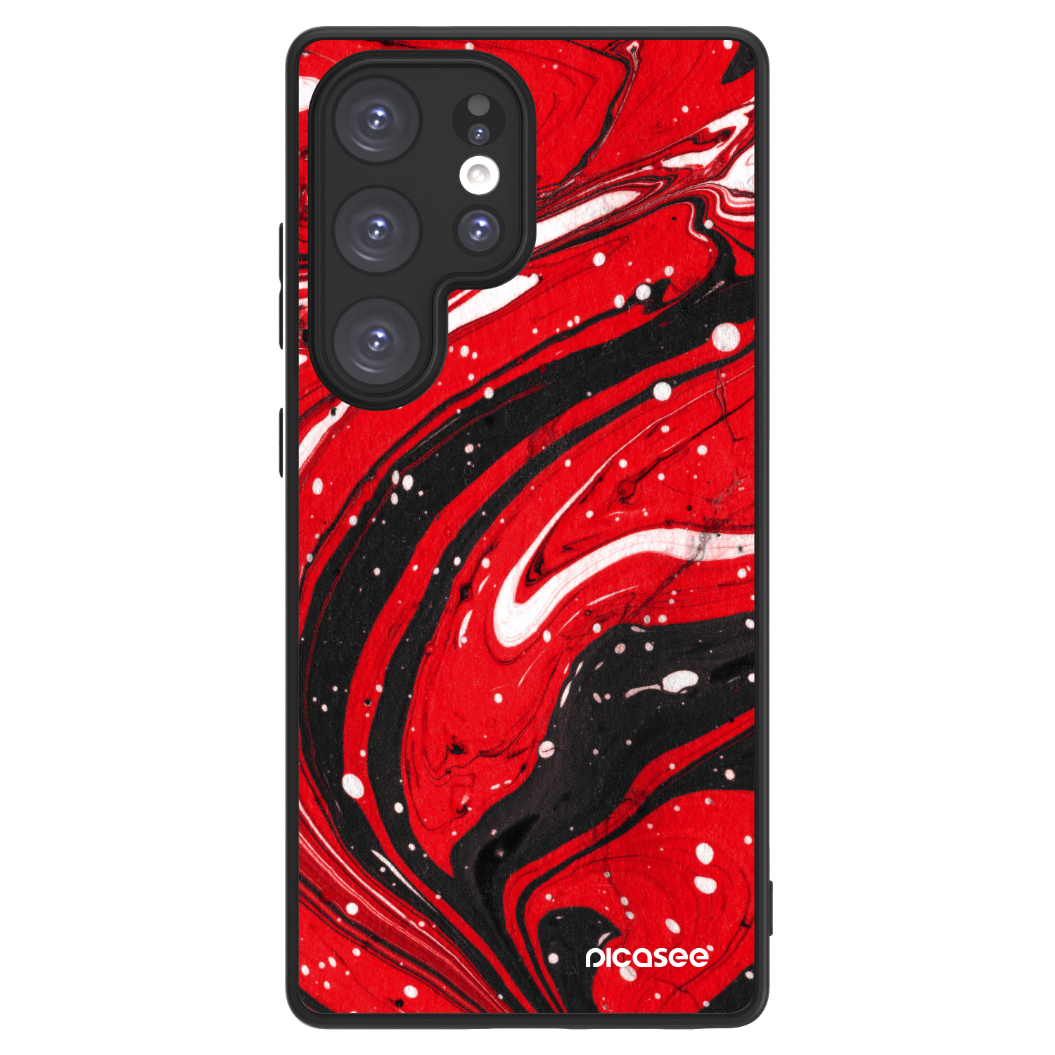 Picasee ULTIMATE CASE für Samsung Galaxy S25 Ultra 5G - Red black