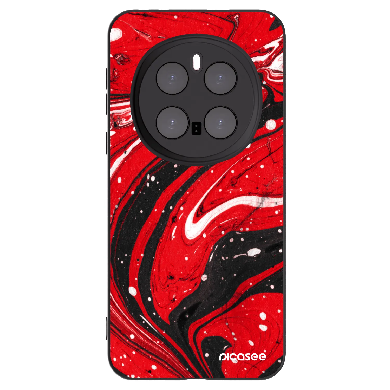 Picasee Honor Magic7 Pro 5G Hülle - Schwarzes Silikon - Red black