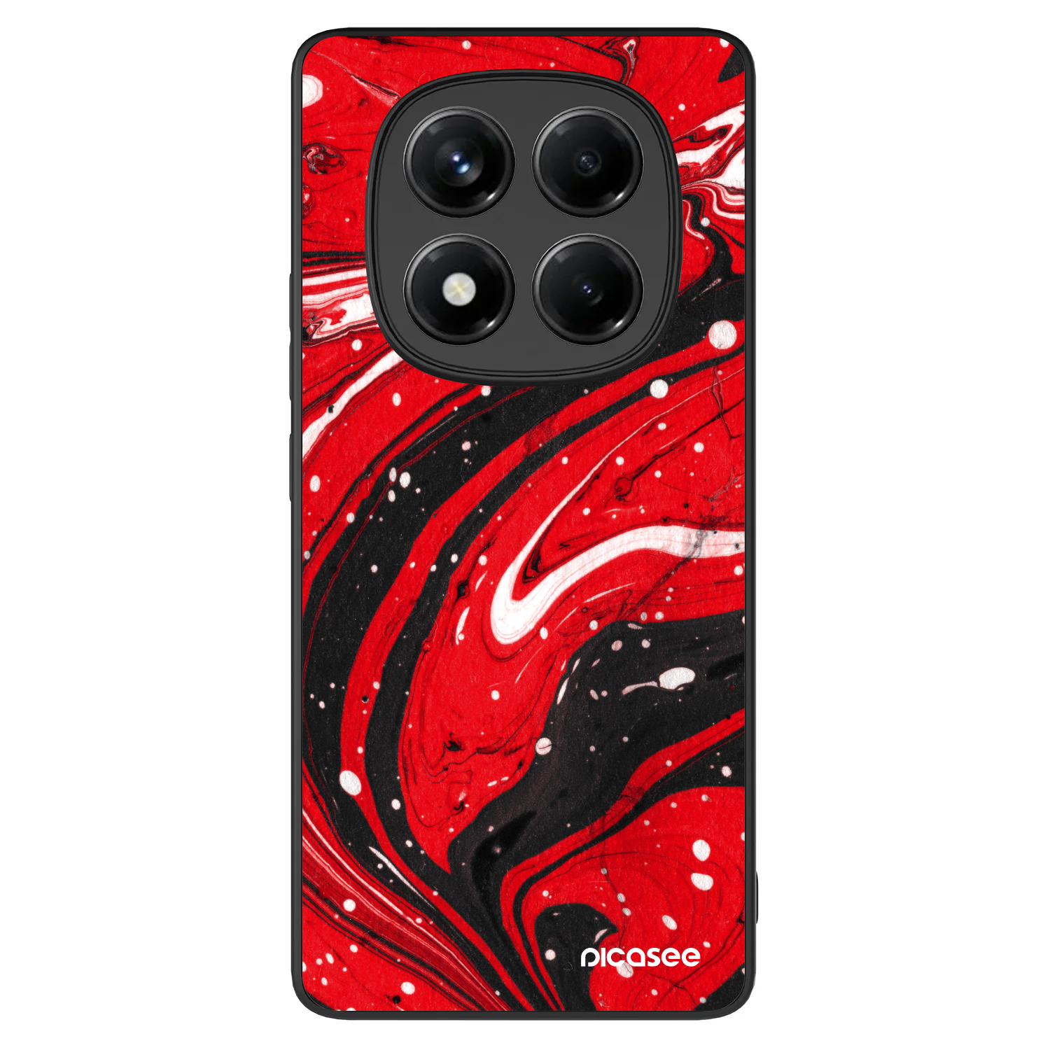 Picasee ULTIMATE CASE für Xiaomi Redmi Note 14 Pro 4G - Red black