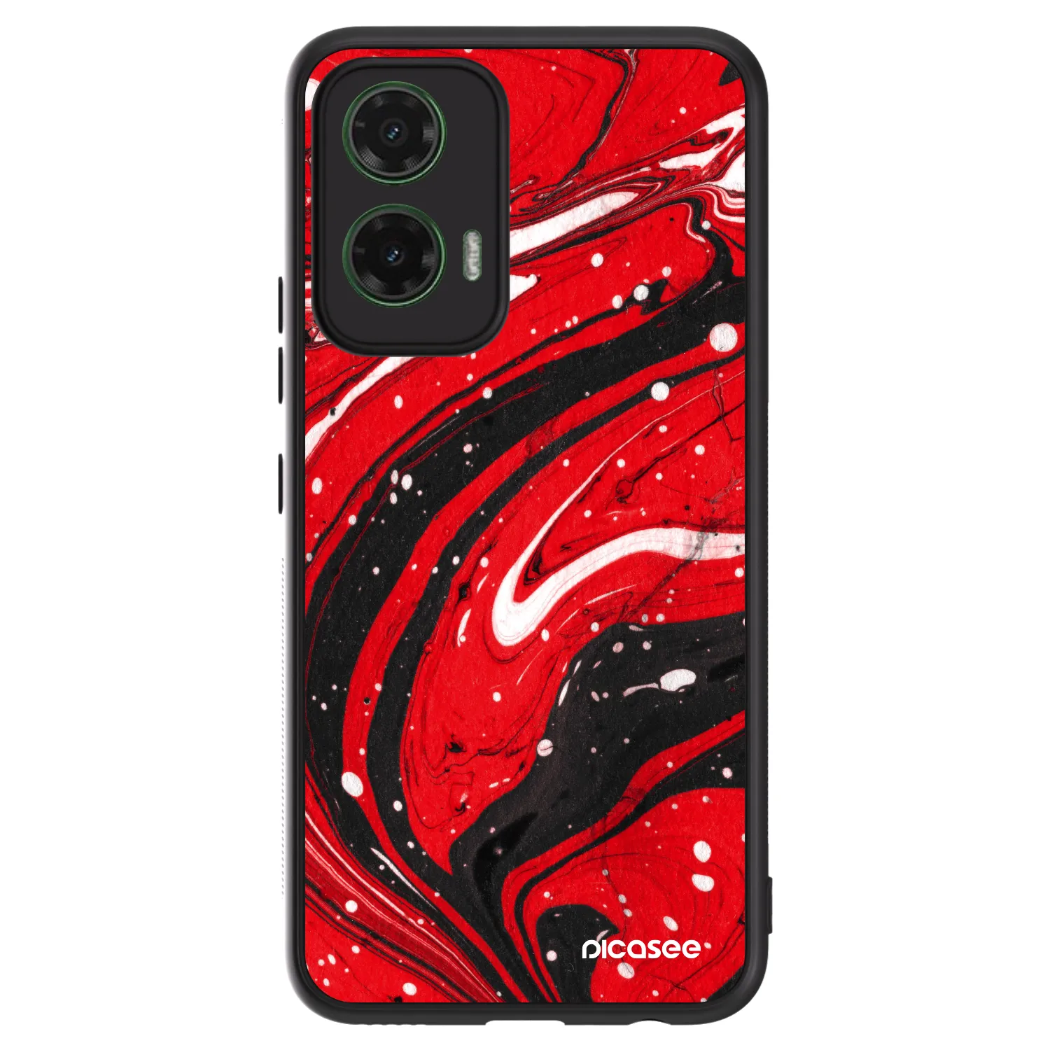 Picasee ULTIMATE CASE für Motorola Moto G35 5G - Red black