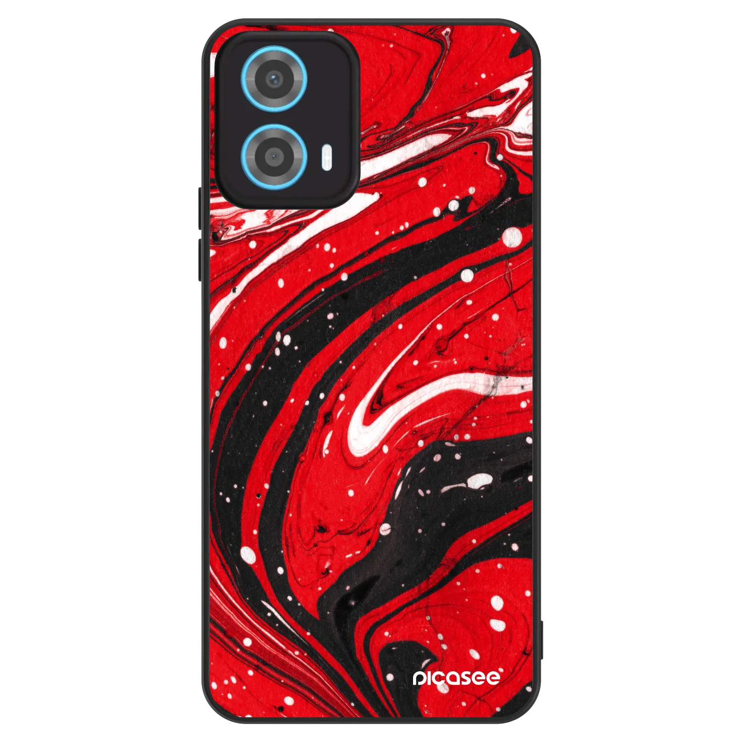 Picasee ULTIMATE CASE für Motorola Moto G34 5G - Red black