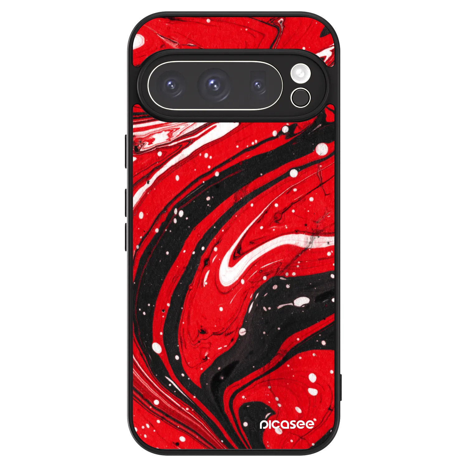 Picasee ULTIMATE CASE für Google Pixel 9 Pro - Red black
