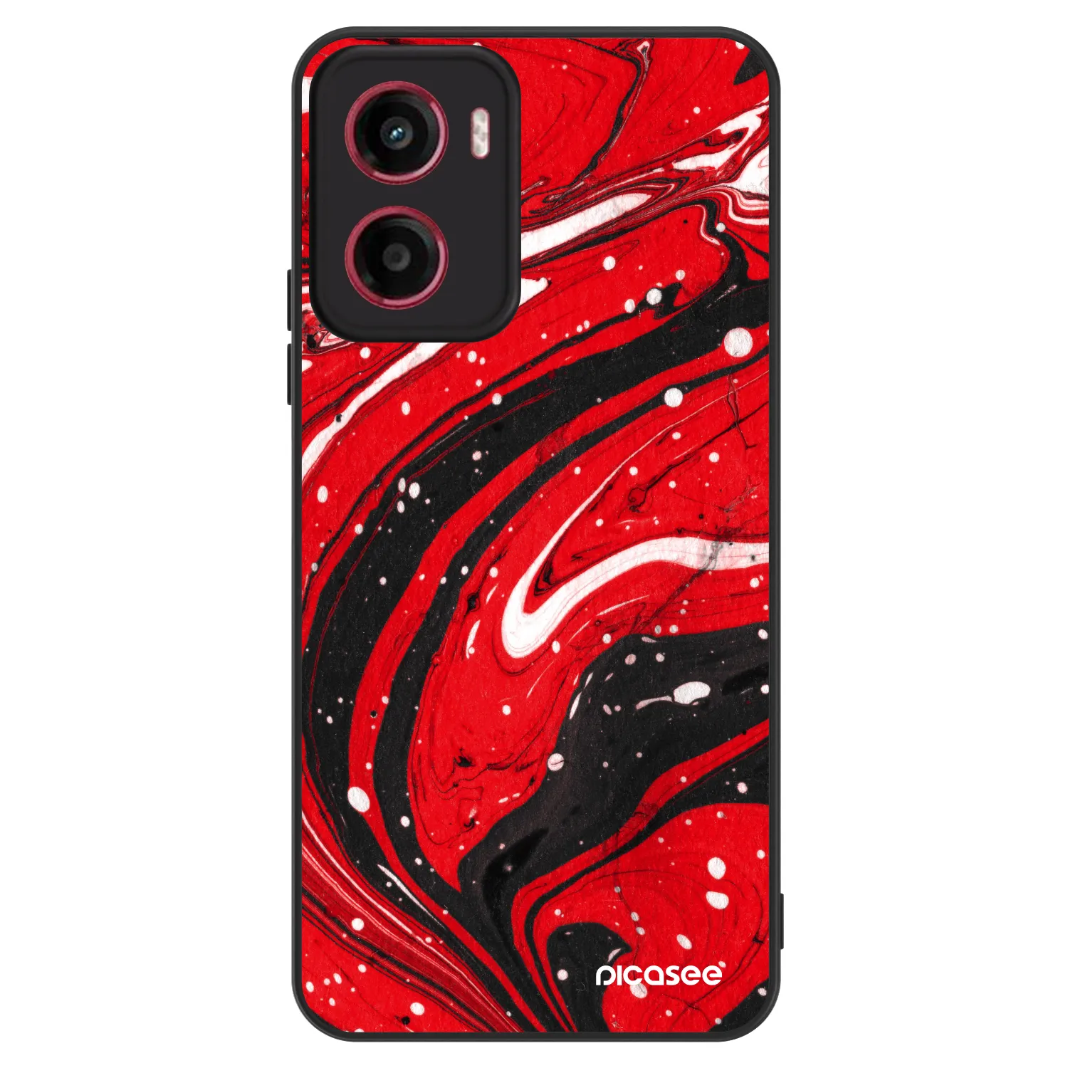 Picasee ULTIMATE CASE für Motorola Moto G05 - Red black